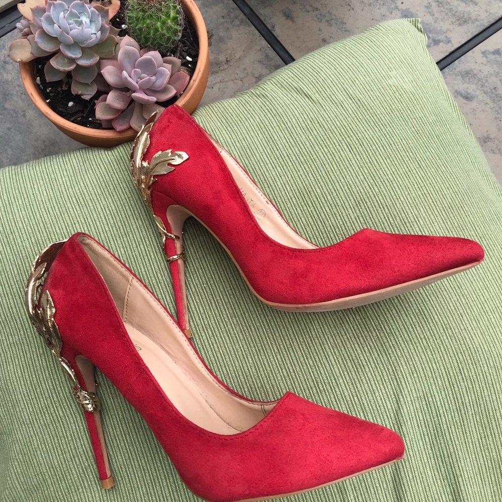 Red High heels